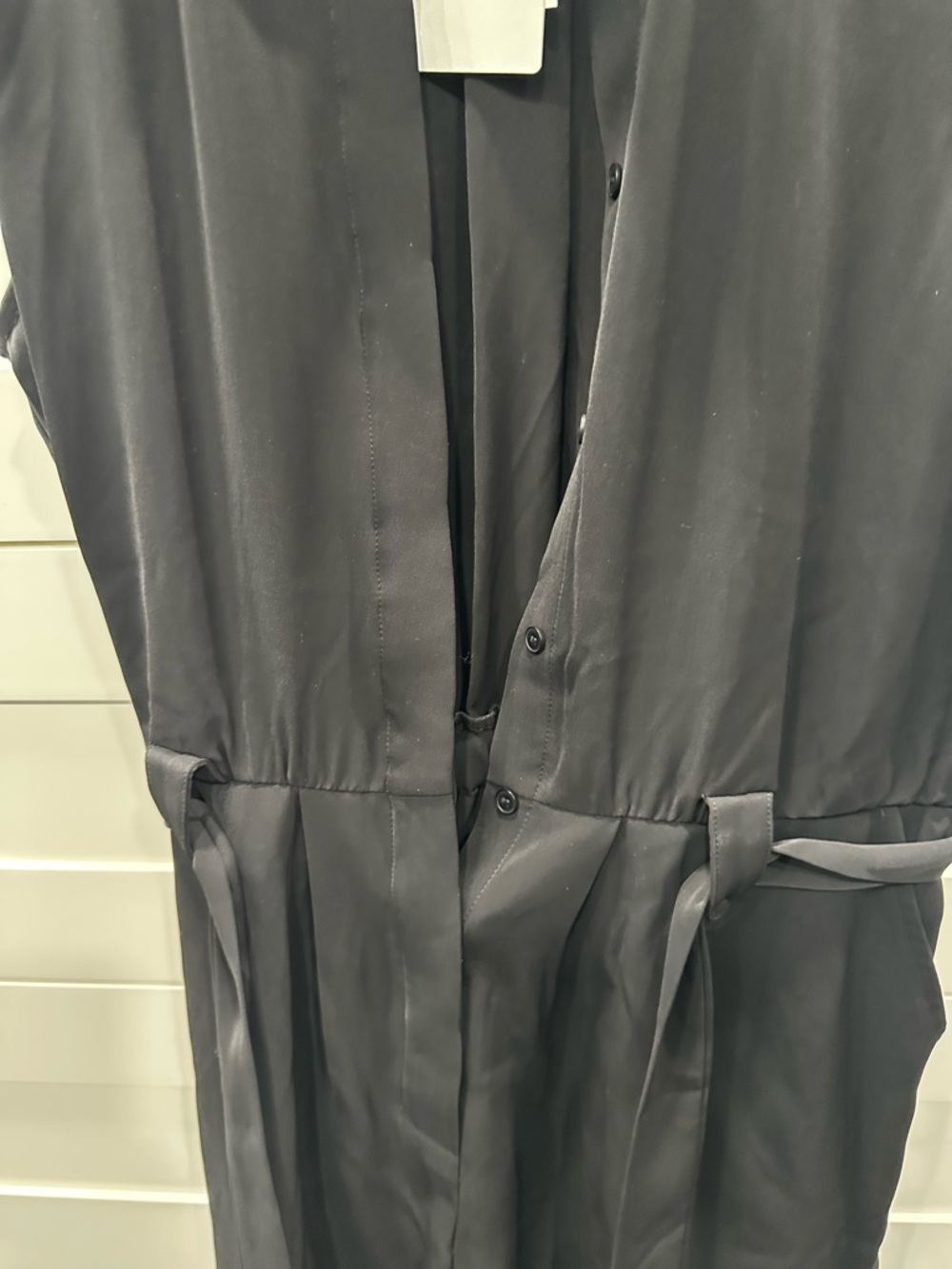 Skies Are Blue Black Romper with belt - Picture 2 of 5